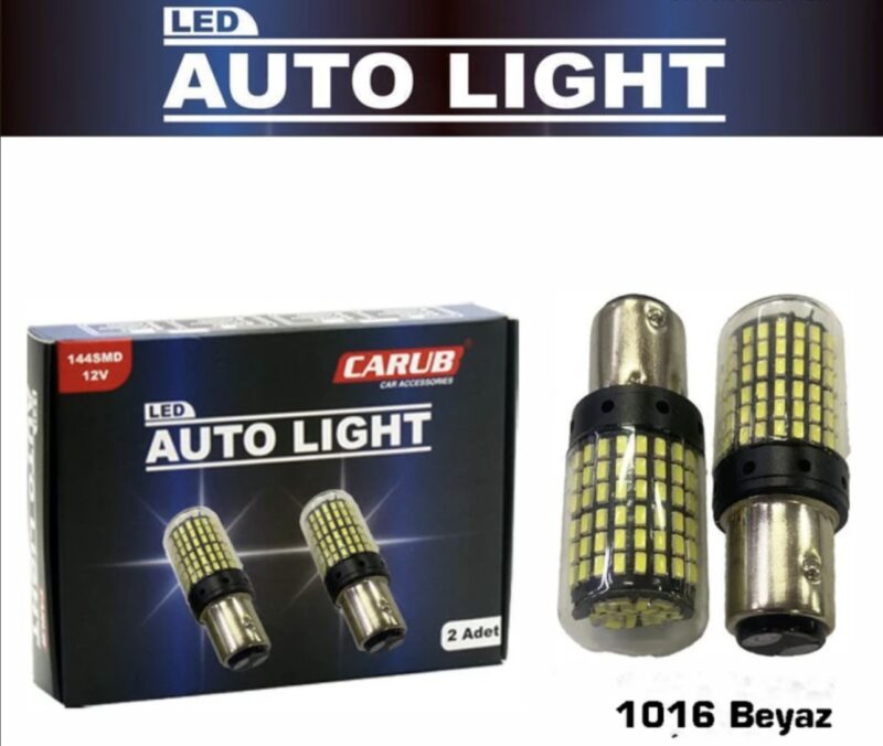 144 Led Beyaz 1016 Çift Duy