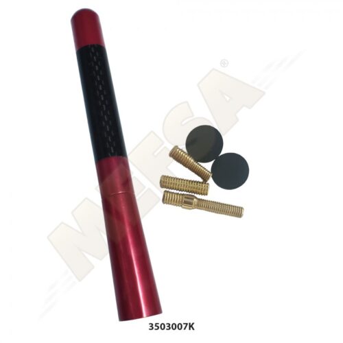 ANTEN UCU VİDALI KIRMIZI SİYAH KARBON 067 (3503007K)