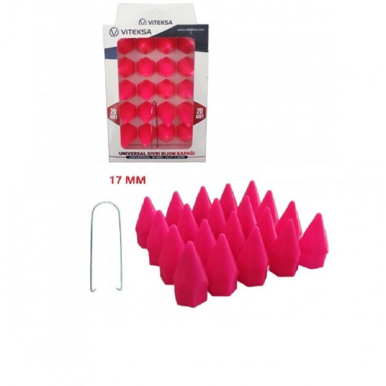 BİJON KAPAĞI VİTEKSA SİVRİ 17MM PEMBE 20Lİ SET BİJ003P BİJON KAPAĞI SİVRİ 17MM PEMBE 20Lİ SET BİJ003P