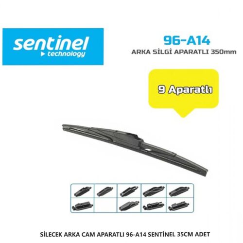 SİLECEK ARKA CAM APARATLI 96-A14 SENTİNEL 35CM ADET