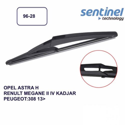 SİLECEK ARKA CAM SENTİNEL 96-28 ASTRA H , MEGANE 2-4 KADJAR , P.308 13>