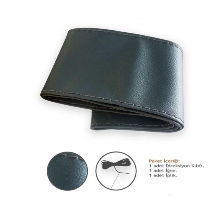 VİTEKSA 90MM 38CM GRİ DERİ-GRİ İP DİKME DİREKSİYON KILIFI DDK090GG DÜZ 90MM 38CM GRİ DERİ-GRİ İP DİKME DİREKSİYON KILIFI DDK090GG DÜZ