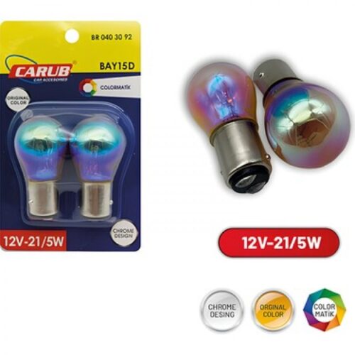AMPÜL DİADEM CAM 12V 1016 P21W/5W ÇİFT DUY BAY15D 2Lİ